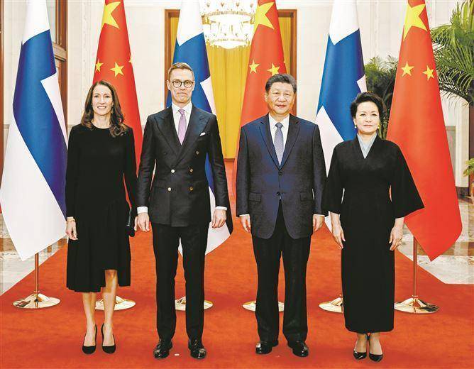 习近平同芬兰总统斯图布会谈
